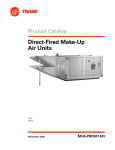 Trane Direct Fired Make-Up Air Catalogue