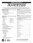 Tradewins Furniture RNC15 User's Manual