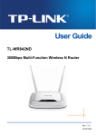 TP-Link TL-WR842ND V1 User Guide