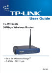 TP-Link TL-WR542G User's Manual