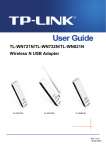 TP-Link TL-WN721N User's Manual