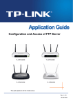 TP-Link TL-WDR3500 Application Guide