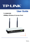 TP-Link TL-WA801ND V1 User Guide