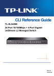 TP-Link TL-SL5428E V3 CLI Reference Guide