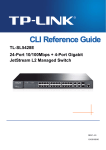 TP-Link TL-SL5428E V2 CLI Reference Guide