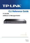 TP-Link TL-SL3428 V3 CLI Reference Guide