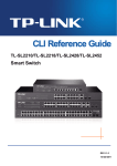 TP-Link TL-SL2210 CLI Reference Guide