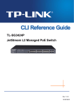 TP-Link TL-SG3424P V1 CLI Reference Guide