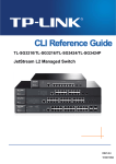 TP-Link TL-SG3210 V2 CLI Reference Guide
