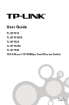 TP-Link TL-SF1016 V11 Quick Installation Guide