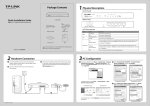 TP-Link TL-R600VPN V2 Quick Installation Guide