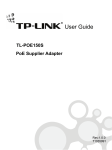 TP-Link TL-POE150S V1 User Guide