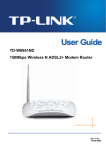 TP-Link TD-W8951ND V5 User Guide