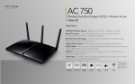 TP-Link Archer D2 Data Sheet