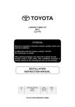 Toyota 1ZZ-FTE User's Manual