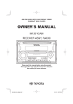Toyota 86120-YZA59 User's Manual