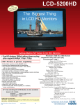 Tote Vision LCD-5200HD User's Manual