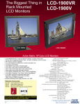 Tote Vision LCD-1900V User's Manual