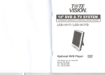 Tote Vision LCD-1411T User's Manual