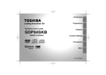 Toshiba SDP94S User's Manual