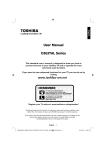 Toshiba BV801/32 User's Manual