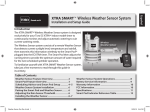 Toro XTRA SMART Wireless Weather Sensor (53854) User's Manual