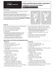 Toro DT34 User's Manual