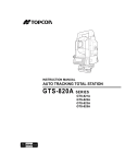 Topcon GTS-823A User's Manual