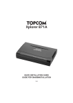 Topcom Xplorer 871A User's Manual