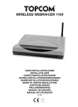 Topcom Wireless Webracer 1104 User's Manual