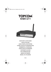 Topcom WBR 611 User's Manual