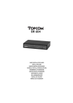 Topcom Network Router BR 604 User's Manual