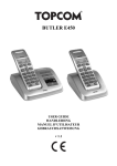 Topcom BUTLER E450 User's Manual