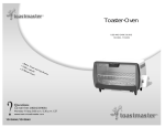 Toastmaster TOV2W T User's Manual