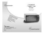 Toastmaster TOV211 User's Manual
