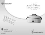 Toastmaster TMR18W/WBF User's Manual