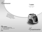 Toastmaster T80BC User's Manual