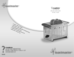 Toastmaster T2200 User's Manual