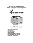 Toastmaster T2070W User's Manual