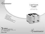 Toastmaster T2060W User's Manual