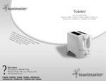 Toastmaster T2000IW User's Manual