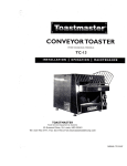Toastmaster tc-13 User's Manual