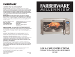 Toastmaster FAC900R User's Manual