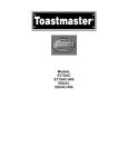 Toastmaster E17UAC User's Manual