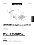 Toastmaster TC200030 User's Manual