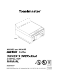 Toastmaster AACU-MISER AM24SS User's Manual