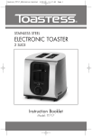 Toastess Electronic TT717 User's Manual