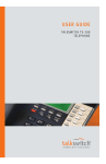 TOA Electronics TS-200 User's Manual