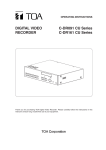 TOA Electronics C-DR161 User's Manual