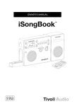 Tivoli Audio ISONGBOOK User's Manual